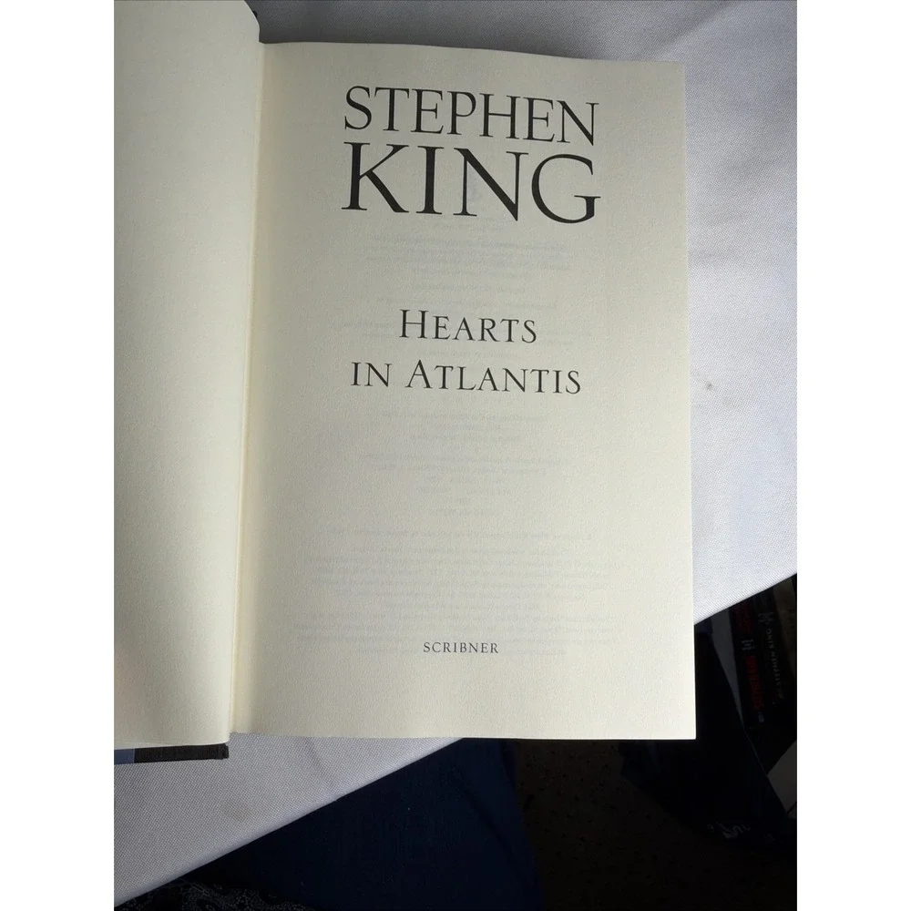 Hearts in Atlantis by Stephen King (1999, Hardcover) Dust Jacket